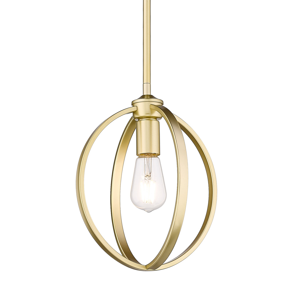 Golden Lighting Colson 1-light Pendant in Olympic Gold